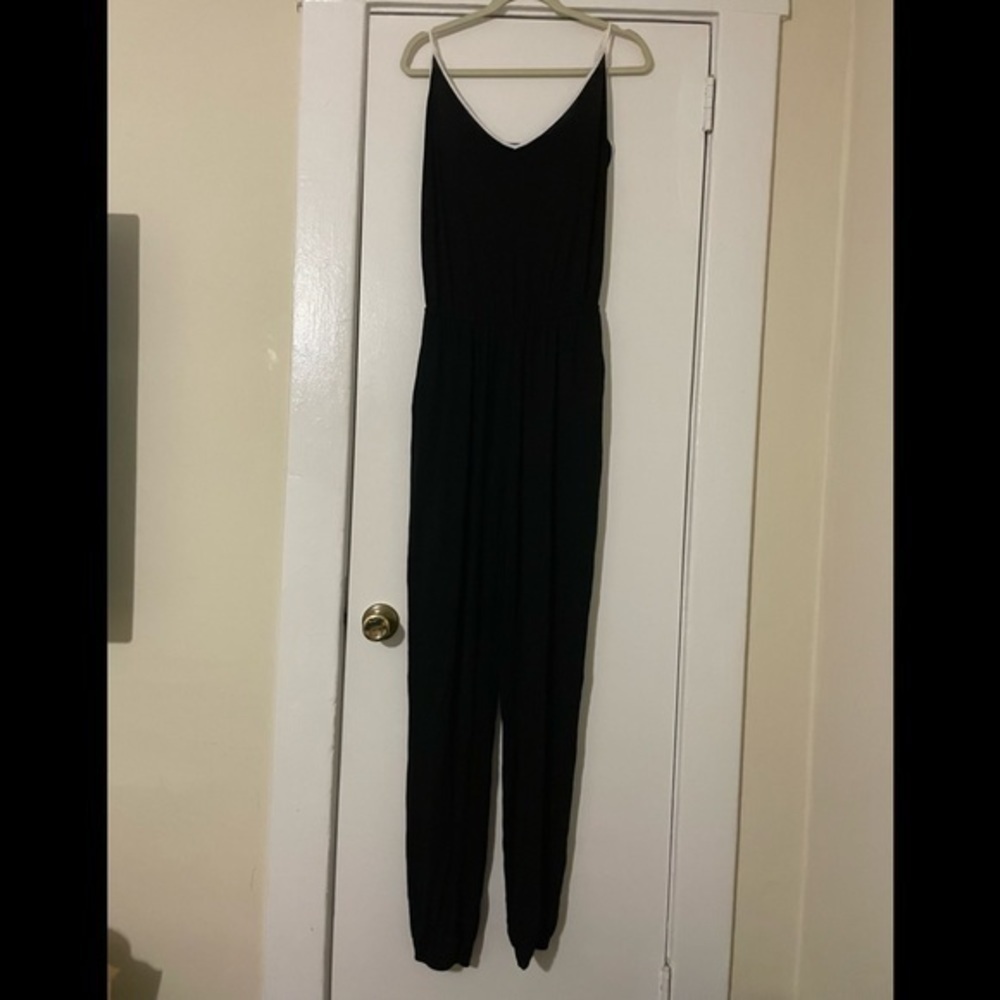 VENUS Black Jumpsuit Size Small